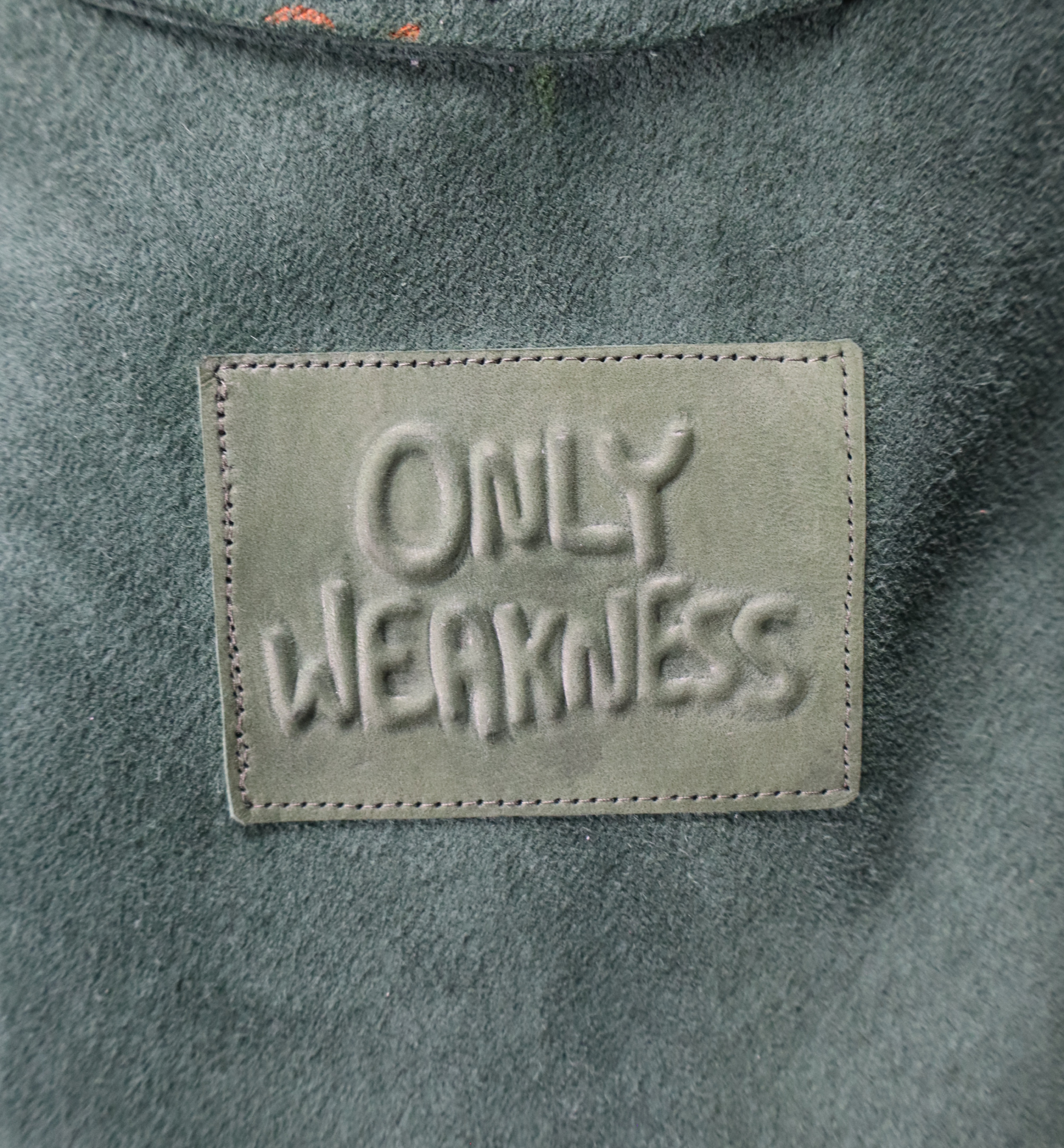 Close view of the tag on the Cape of the Cold Prairie